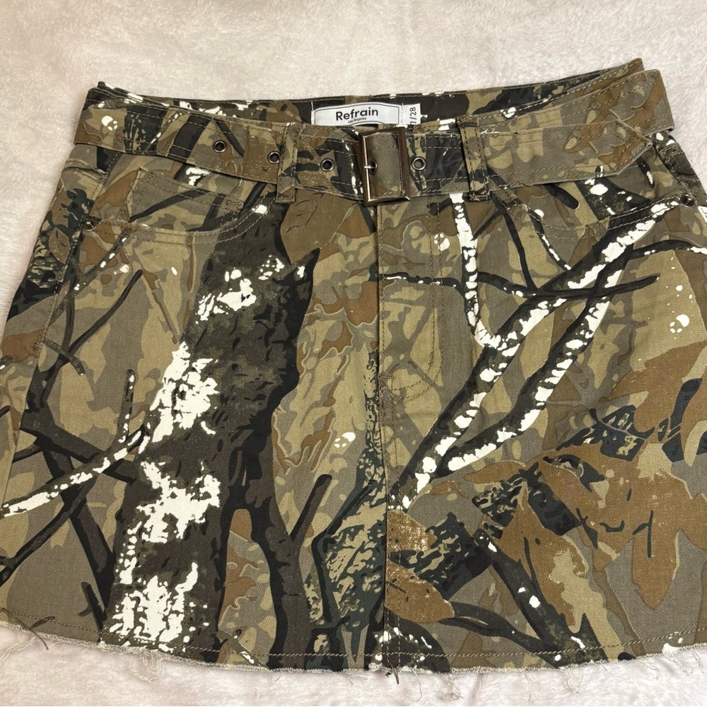 Camouflage Mini Skirt